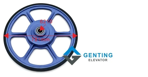 Otis 506 heavyduty escalator handrail drive wheel 6210 Otis 506 heavyduty escalator handrail drive wheel 6210
